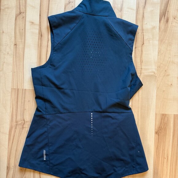 Odlo Women's Navy Running Vest - Picture 4 of 7